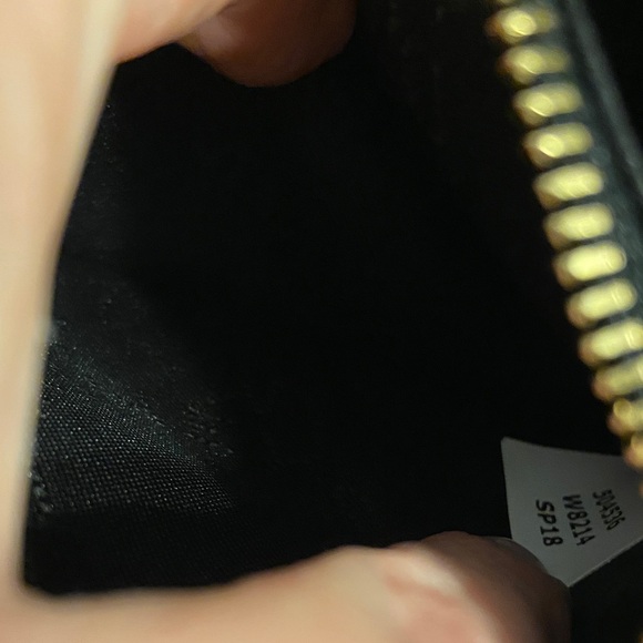 Stella McCartney Black and Gold Star long vegan leather Wallet - Picture 8 of 14